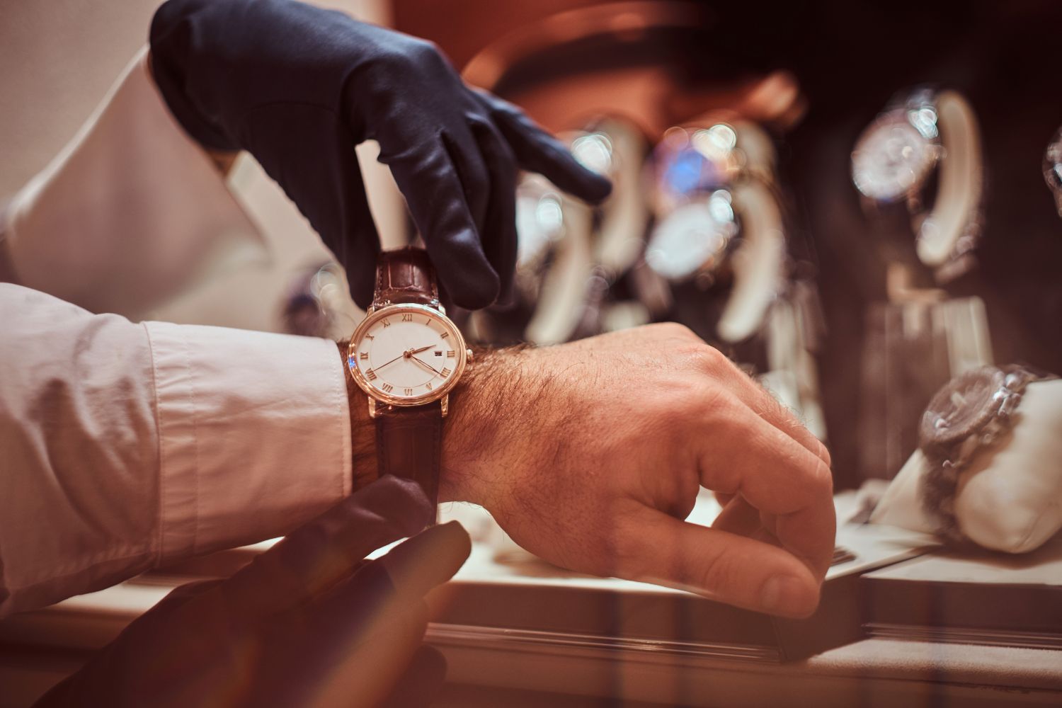 checking watch